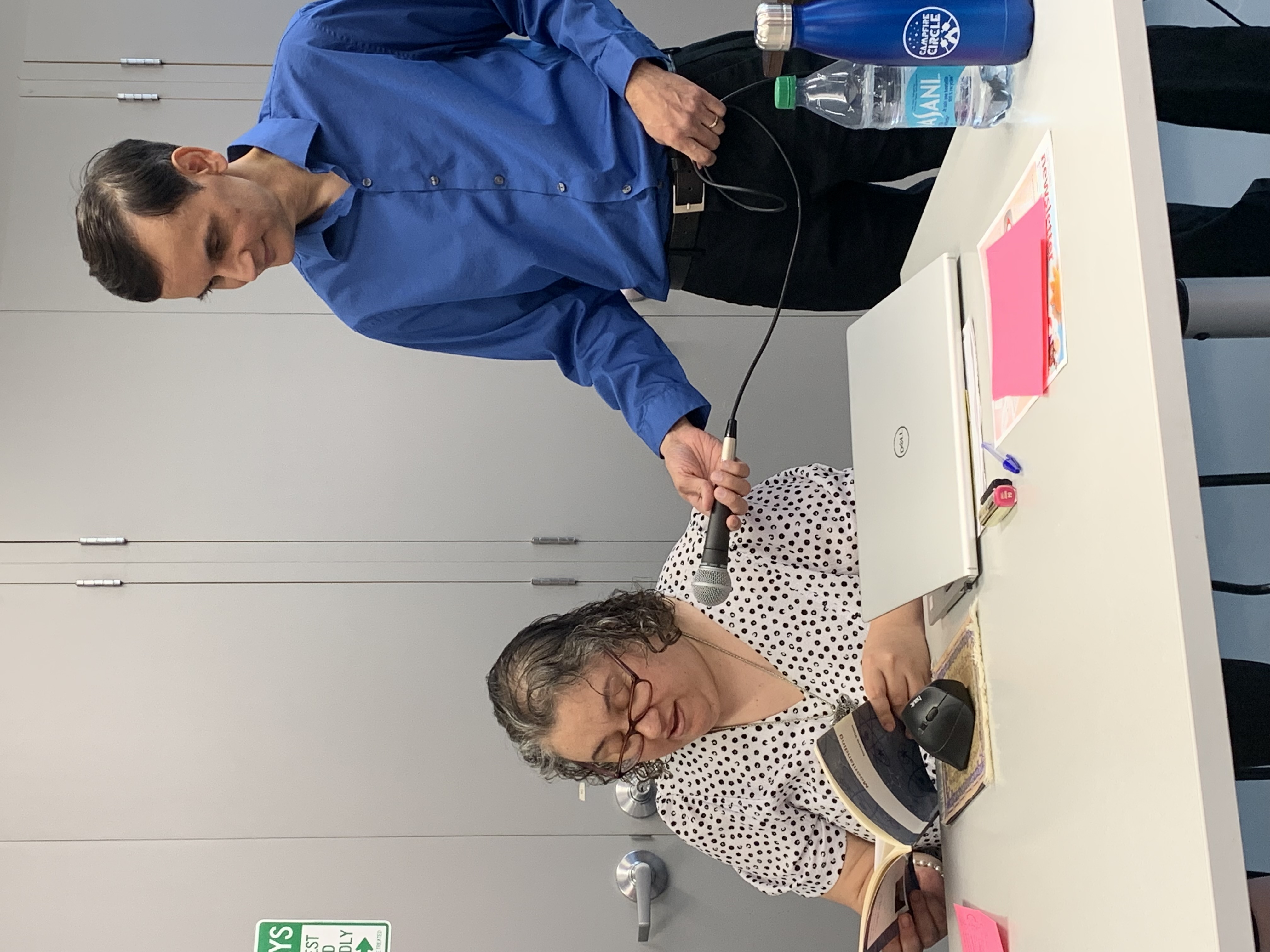 Photo from poetry reading.